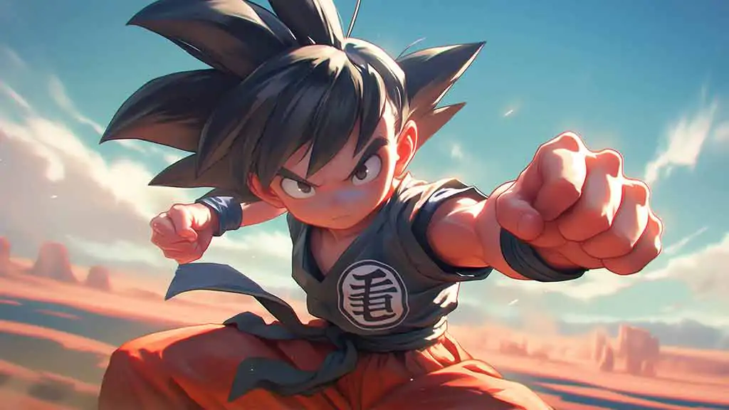 Dragon Ball young kid Goku 4K Wallpaper - Anime Ultra HD background Free Download for Pc & Mobile phone and iphone