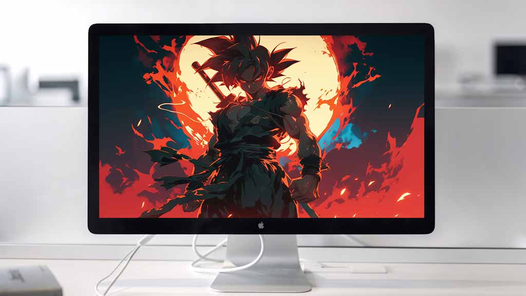 Fond d'écran Goku puissance de feu explosive 4K Ultra HD Dragon Ball, téléchargement gratuit pour PC, téléphone portable et iPhone