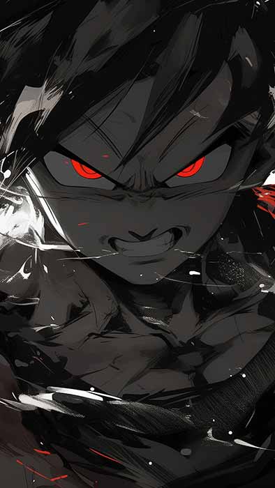 Fond d'écran Goku Fury 4K Ultra HD Dragon Ball, téléchargement gratuit pour PC, téléphone portable et iPhone