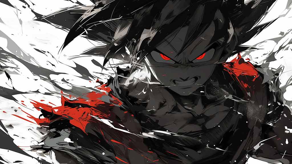 Fond d'écran Goku Fury 4K Ultra HD Dragon Ball, téléchargement gratuit pour PC, téléphone portable et iPhone
