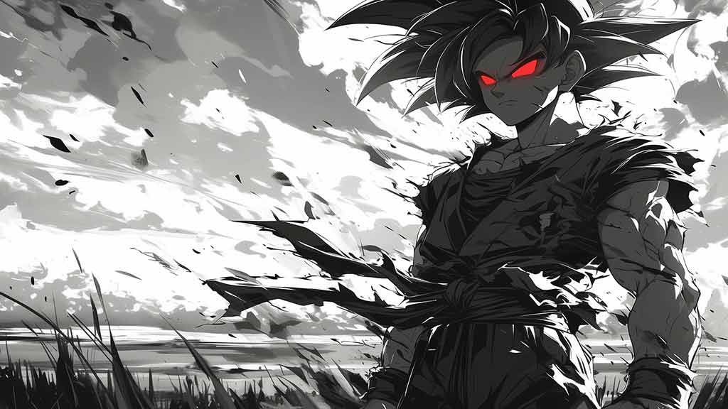 Goku Red Eyes wallpaper 4K Ultra HD Dragon Ball ultra HD,background free download for Pc & Mobile phone and iphone