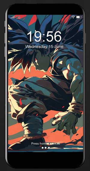 Dragon Ball Goku en position de combat Fond d'écran 4K - Combat épique en ultra HD, fond d'écran gratuit à télécharger pour PC, téléphone portable et iPhone