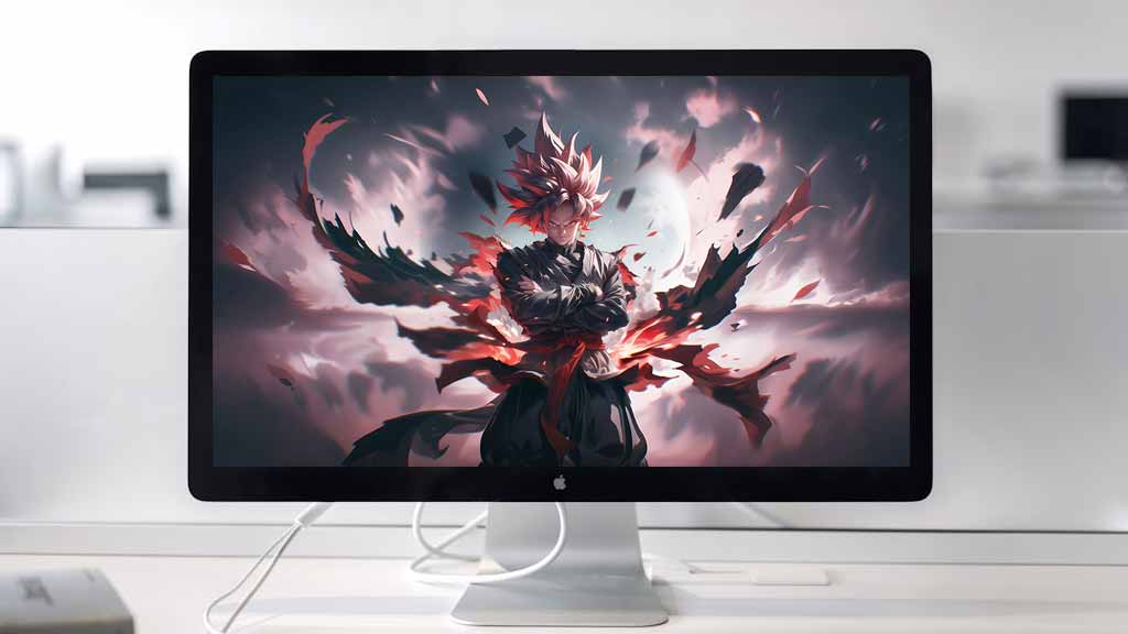 Goku Black Rose Super Saiyan Divin mode Dragon Ball Fond d'écran 4K - Épique ultra HD, arrière-plan gratuit à télécharger pour PC, téléphone portable et iPhone