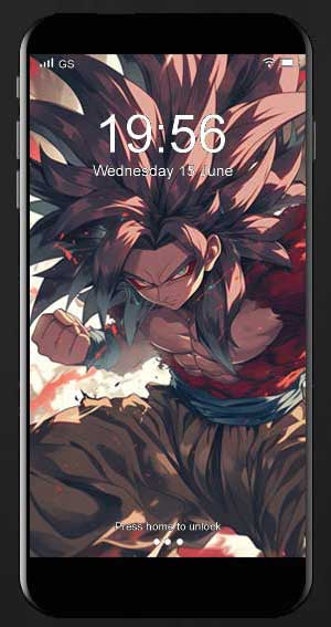Dragon Ball Goku Super Saiyan 4 transformation SSJ4 fond d'écran 4k dramatique rouge ultra HD gratuit pour PC et téléphone portable
