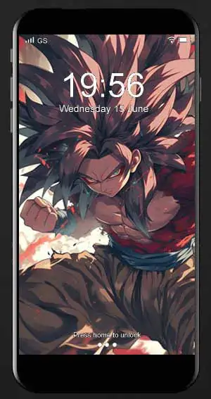 Dragon Ball Goku Super Saiyan 4 transformation SSJ4 wallpaper 4k dramatic red ultra HD background free for Pc & mobile phone