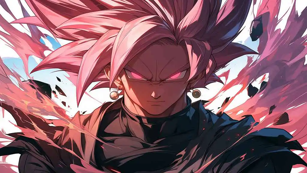 Goku Black Rose Super Saiyan God mode Dragon Ball 4K Wallpaper - Epic ultra HD,background free download for Pc & Mobile phone and iphone