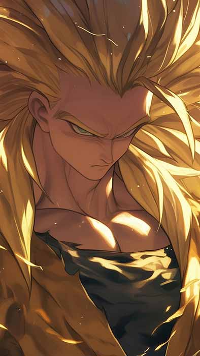 Dragon Ball ultra HD,fond d'écran Goku Super Saiyan 3 4K à télécharger gratuitement pour Pc & Mobile et iphone