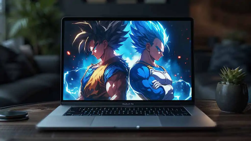 Goku & Vegeta wallpaper 4K Ultra HD Dragon Ball ultra HD,background damage on his face free download for Pc & Mobile phone and iphone