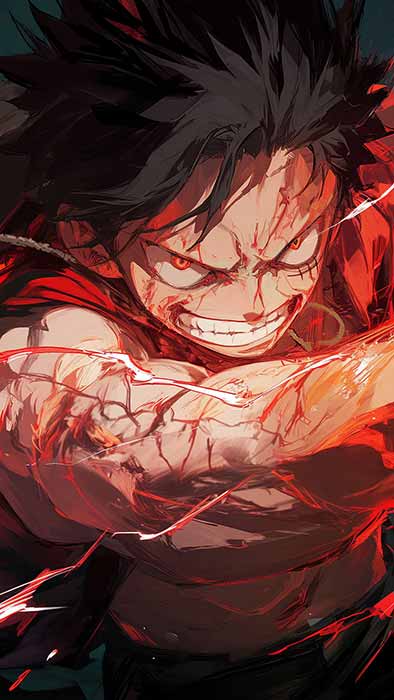 Fond d'écran Monkey D. Luffy 4K | Fond d'écran One Piece Ultra HD disponible en téléchargement gratuit au format JPG haute résolution, pour PC et mobile.