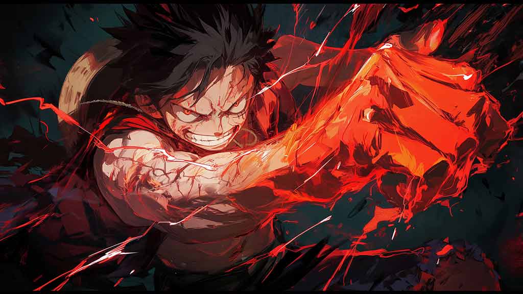 Fond d'écran Monkey D. Luffy 4K | Fond d'écran One Piece Ultra HD disponible en téléchargement gratuit au format JPG haute résolution, pour PC et mobile.