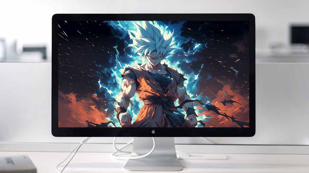 Fond d'écran 4K Goku Ultra Instinct Bleu Dragon Ball - Épique ultra HD, arrière-plan gratuit à télécharger pour PC, téléphone portable et iPhone