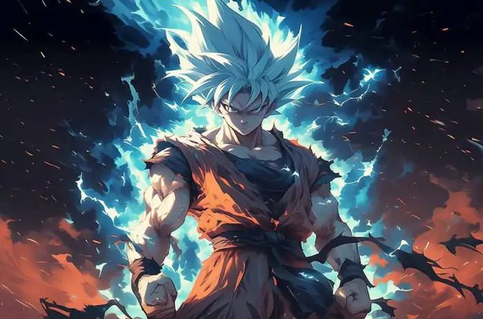 Goku Ultra Instinct Blue Dragon Ball 4K Wallpaper 4k - Epic ultra HD,background free download for Pc & Mobile phone and iphone