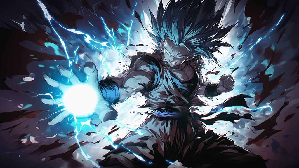 Dragon Ball Goku kamehameha fond d'écran 4K - Bataille épique ultra HD, arrière-plan gratuit à télécharger pour PC, téléphone portable et iPhone