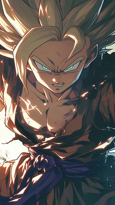 Dragon Ball Gohan kamehameha fond d'écran 4K - Bataille épique ultra HD, arrière-plan gratuit à télécharger pour PC, téléphone portable et iPhone