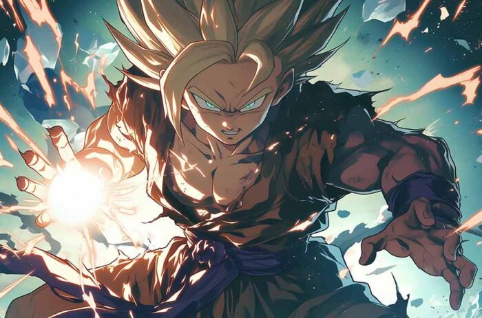 Dragon Ball Gohan kamehameha fond d'écran 4K - Bataille épique ultra HD, arrière-plan gratuit à télécharger pour PC, téléphone portable et iPhone