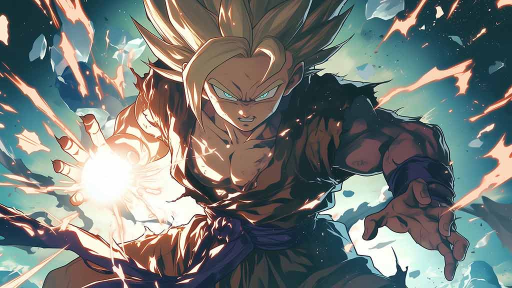 Dragon Ball Gohan kamehameha fond d'écran 4K - Bataille épique ultra HD, arrière-plan gratuit à télécharger pour PC, téléphone portable et iPhone