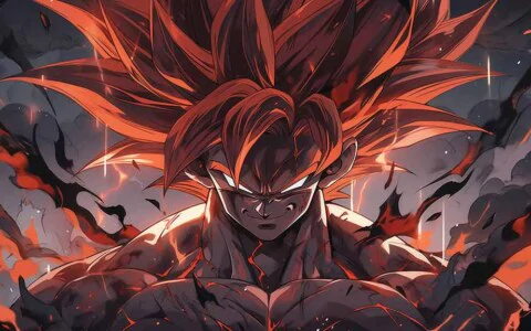 Explosive Dragon Ball Goku Dark Power 4K wallpaper Dragon Ball anime Ultra HD background- free download for Pc & Mobile phone and iphone