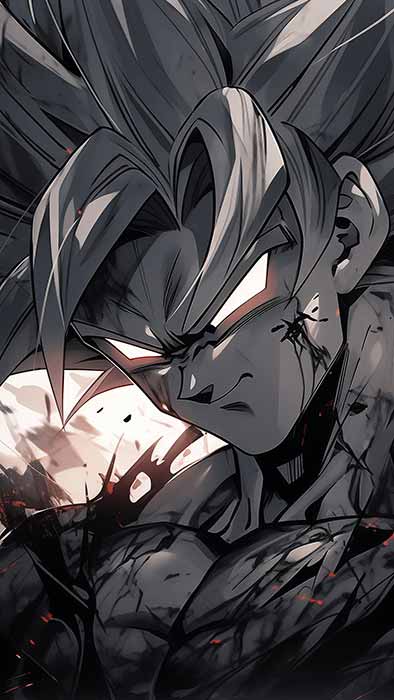 Fond d'écran Dragon Ball Goku en furie 4K Fond d'écran Dragon Ball anime Ultra HD - Téléchargement gratuit pour Pc & Mobile et iphone