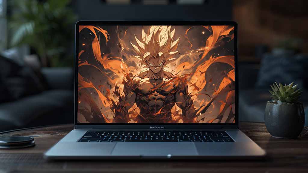 Fond d'écran 4K de la transformation Super Saiyan de Goku Dragon Ball en ultra HD, arrière-plan gratuit à télécharger pour PC, téléphone portable et iPhone