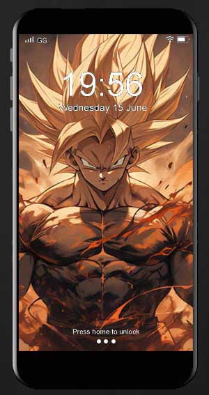 Fond d'écran 4K de la transformation Super Saiyan de Goku Dragon Ball en ultra HD, arrière-plan gratuit à télécharger pour PC, téléphone portable et iPhone