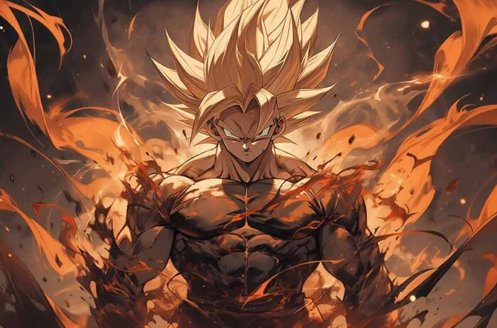 Goku Super Saiyan transformation wallpaper 4K Dragon Ball ultra HD,background free download for Pc & Mobile phone and iphone