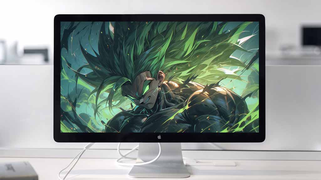 Dragon Ball Broly Super Saiyan 3 Fond d'écran 4K - Transformation épique ultra HD, arrière-plan gratuit à télécharger pour PC, téléphone portable et iPhone