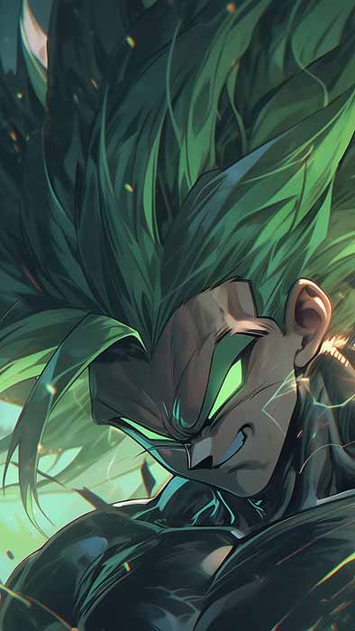 Dragon Ball Broly Super Saiyan 3 Fond d'écran 4K - Transformation épique ultra HD, arrière-plan gratuit à télécharger pour PC, téléphone portable et iPhone