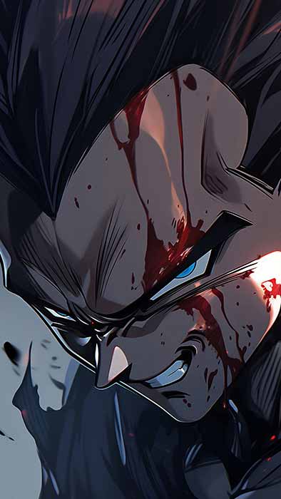 Vegeta en combat fond d'écran 4K Ultra HD Dragon Ball ultra HD,fond d'écran dommages sur son visage télécharger gratuitement pour Pc & Mobile phone et iphone