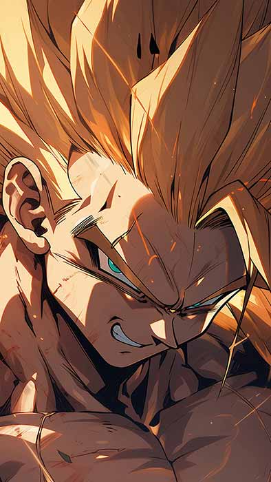 Fond d'écran explosif Dragon Ball Goku Super Saiyan 4K Dragon Ball anime arrière-plan Ultra HD - téléchargement gratuit pour PC & téléphone portable et iPhone