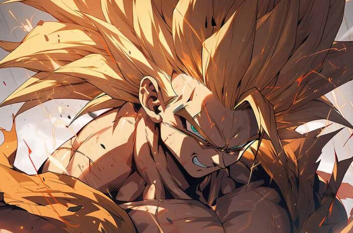 Fond d'écran explosif Dragon Ball Goku Super Saiyan 4K Dragon Ball anime arrière-plan Ultra HD - téléchargement gratuit pour PC & téléphone portable et iPhone