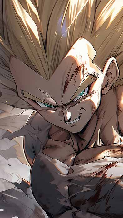 Fond d'écran de la transformation Super Saiyan de Vegeta 4K Dragon Ball ultra HD, arrière-plan gratuit à télécharger pour PC, téléphone portable et iPhone