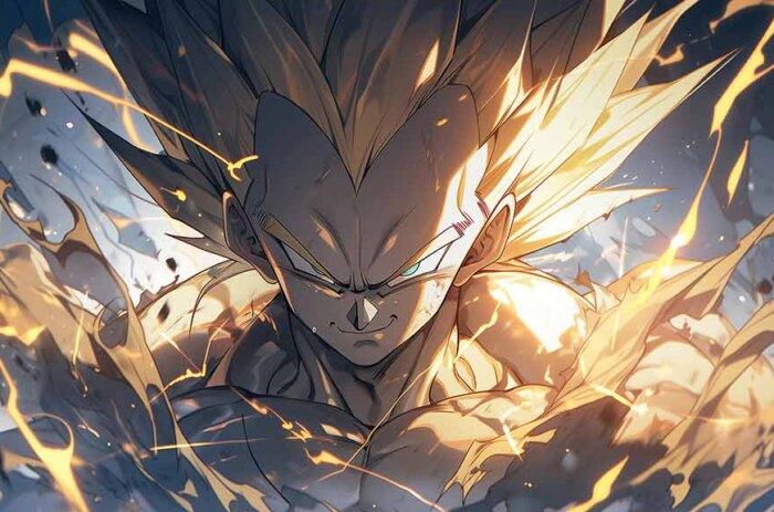 Fond d'écran 4K épique de Vegeta super Saiyan Dragon Ball - Ultra HD épique, arrière-plan gratuit à télécharger pour PC, téléphone portable et iPhone