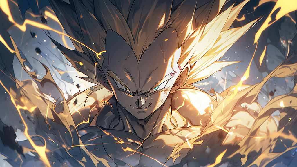 Fond d'écran 4K épique de Vegeta super Saiyan Dragon Ball - Ultra HD épique, arrière-plan gratuit à télécharger pour PC, téléphone portable et iPhone