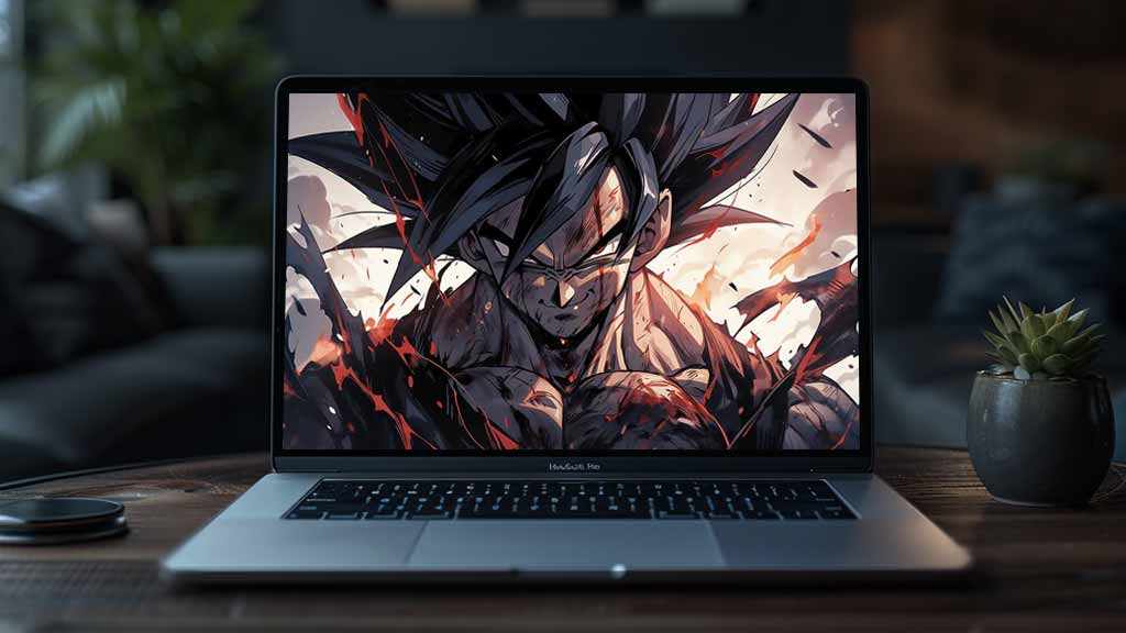 Fond d'écran Goku Black 4K Ultra HD Dragon Ball ultra HD, avec cicatrices sur son visage, téléchargement gratuit pour PC, téléphone portable et iPhone