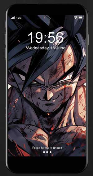 Fond d'écran Goku Black 4K Ultra HD Dragon Ball ultra HD, avec cicatrices sur son visage, téléchargement gratuit pour PC, téléphone portable et iPhone