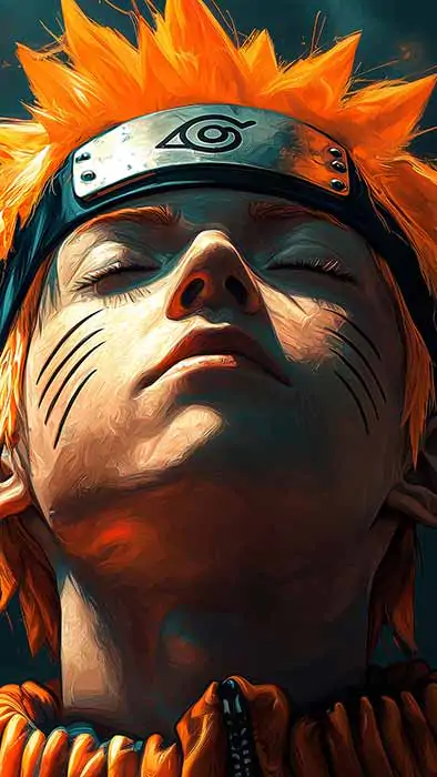 Naruto closed eyes meditation 4K wallpaper, ultra HD background free download for pc & mobile phone and iphone