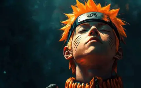 Naruto closed eyes meditation 4K wallpaper, ultra HD background free download for pc & mobile phone and iphone