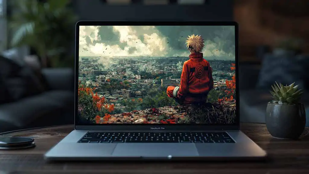 Fond d'écran Naruto Konoha, le village aux feuilles cachées 4k Ultra HD à télécharger gratuitement pour Pc et Mobile