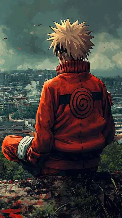 Fond d'écran Naruto Konoha, le village aux feuilles cachées 4k Ultra HD à télécharger gratuitement pour Pc et Mobile