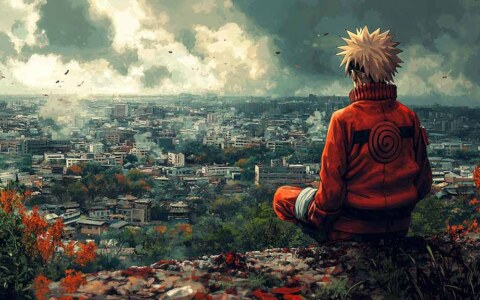 Naruto Konoha, the Hidden Leaf Village wallpaper 4k Ultra HD resolution free download for Pc & Mobile phone