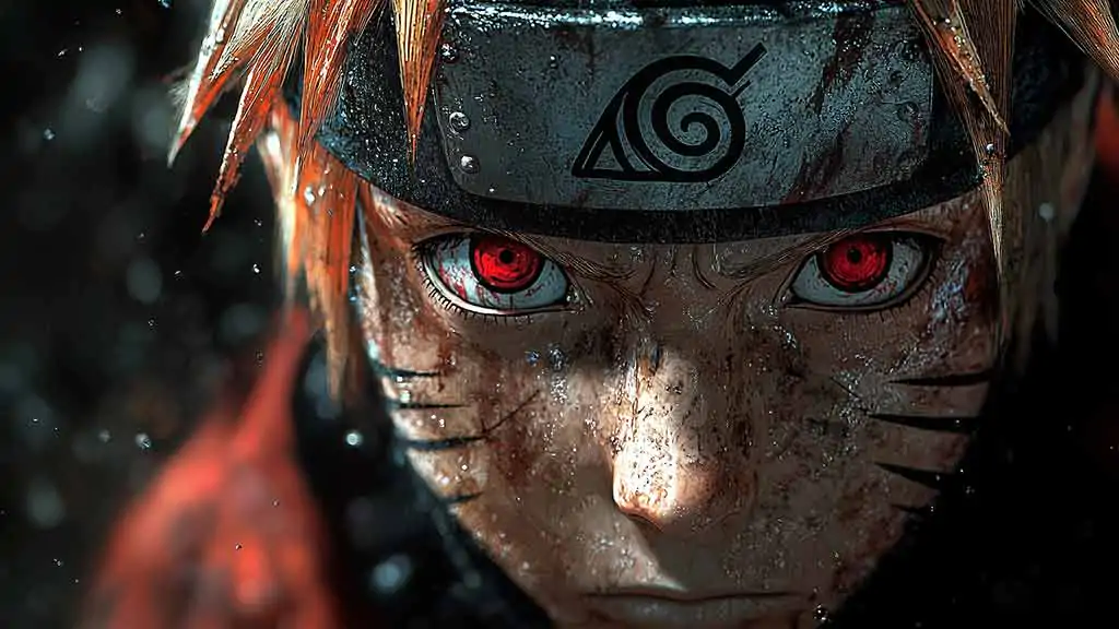 Naruto Rage Red eyes wallpaper 4k Ultra HD background, free download for desktop and mobile phone