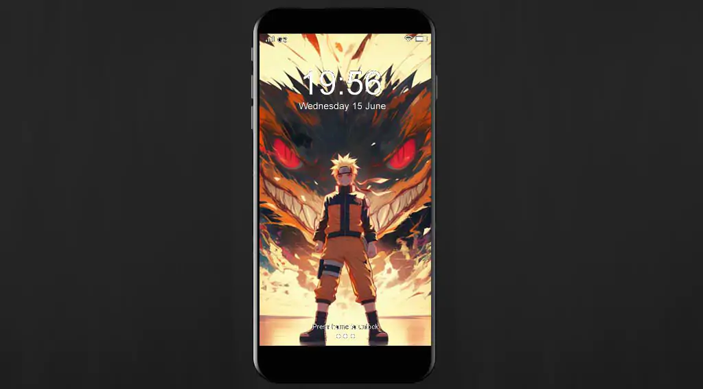 Naruto et Kurama renard à neuf queues fond d'écran 4k ninja debout devant l'esprit du renard aux yeux rouges fond Ultra HD, téléchargement gratuit pour ordinateur de bureau et téléphone portable