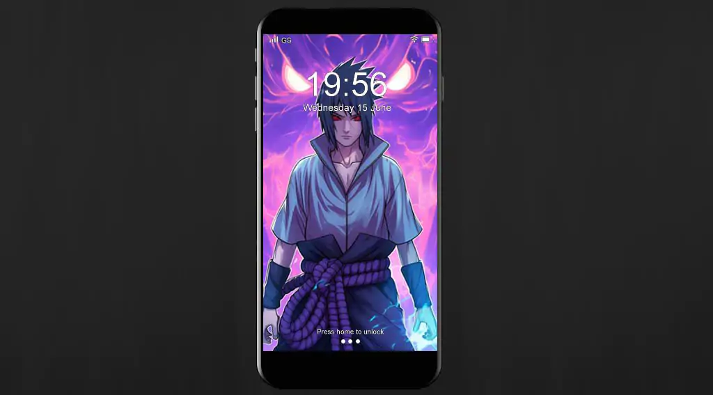 Fond d'écran 4K de puissance de Sasuke Susanoo avec un soldat d'énergie violet Fond d'écran d'anime Ultra HD gratuit pour ordinateur de bureau et téléphone portable