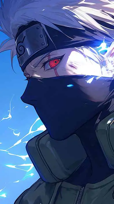 Kakashi Hatake Sharingan wallpaper 4k Ultra HD background free download for Pc & Mobile phone