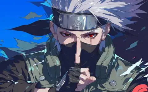 Kakashi Sharingan 4K wallpaper silver-haired ninja ultra HD background, free download for desktop and mobile