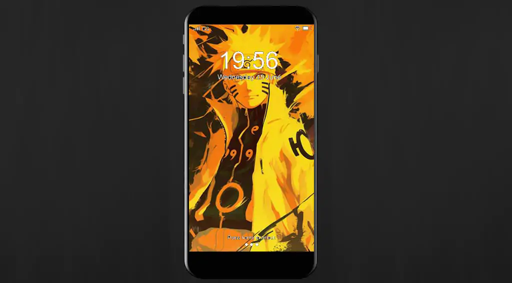 Naruto Six Paths Sage Mode wallpaper 4k with yellow chakra cloak and dynamic orange effects, Ultra HD anime Background free fro Pc & Mobile