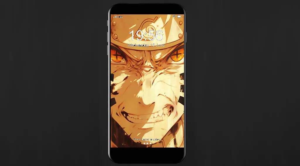 Naruto close-up wallpaper 4k intense orange eyes rage mode in dramatic gold and black tones Free Hd background for Pc & Mobile