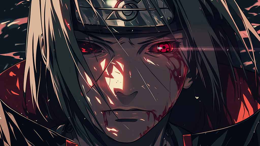 Itachi Mangekyou Sharingan Wallpaper 4K Ultimate Uchiha HD Background 
