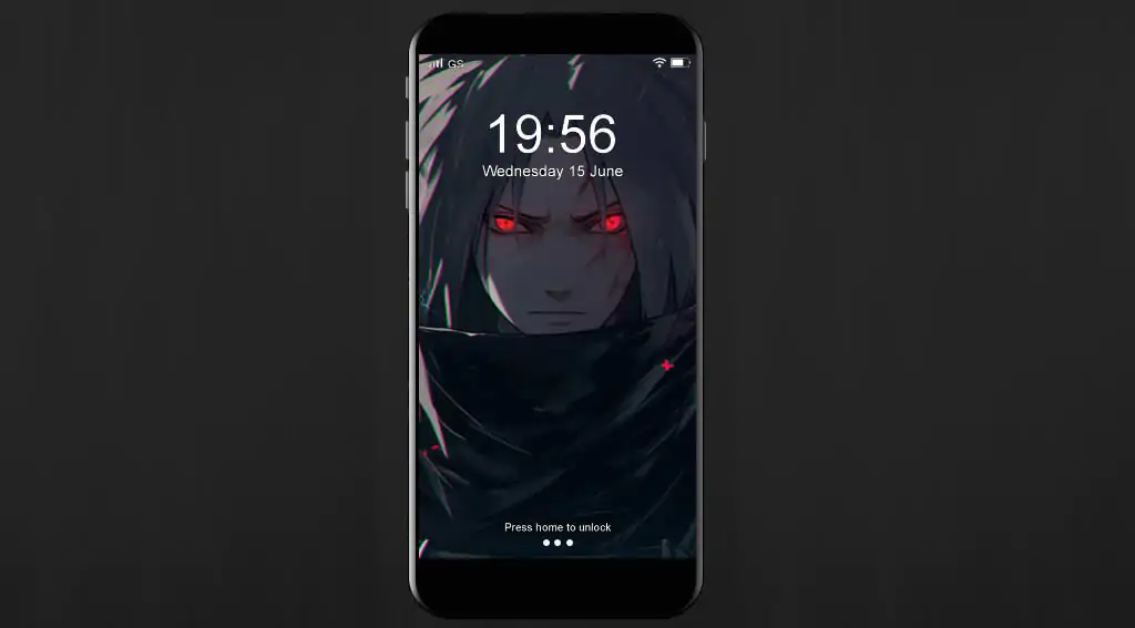 Fond d'écran sombre de Madara Uchiha 4k avec des yeux rouges Sharingan, une lumière dramatique Naruto anime HD background gratuit pour PC et mobile