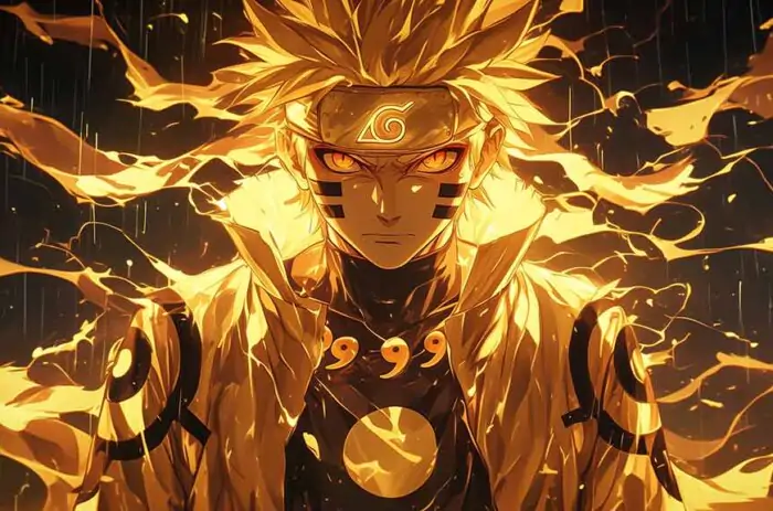 Naruto Six Paths Sage Mode Gold Wallpaper 4k Free Ultra HD anime Free download background for desktop & mobile phone